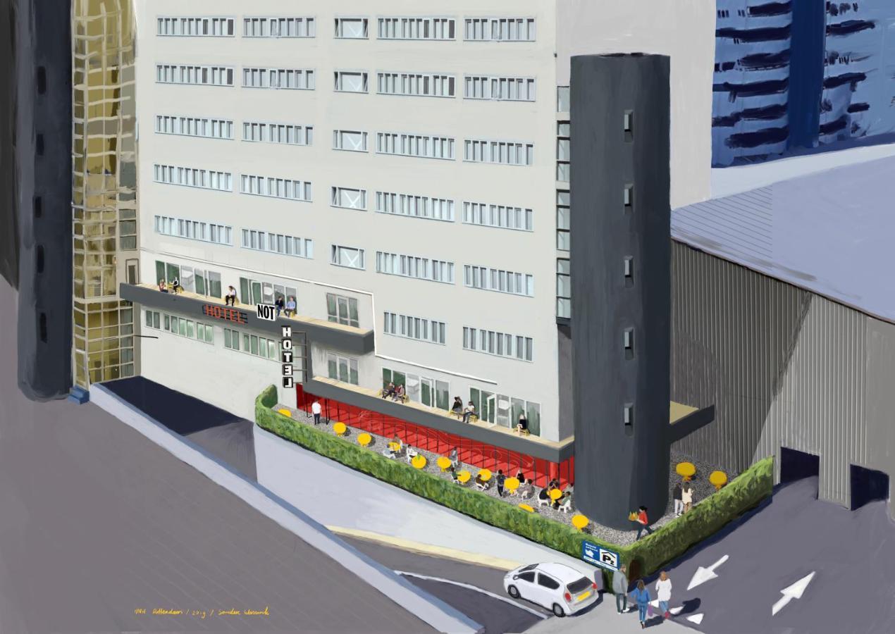 Hotel Not Hotel Rotterdam Exterior foto
